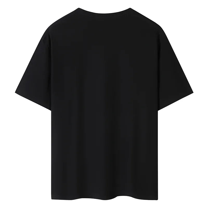 Women T shirts 2025 new four seasons Solid color Short sleeve 100% Cotton t shirts Casual Breathable Tees Girl Sports Y2k Tops