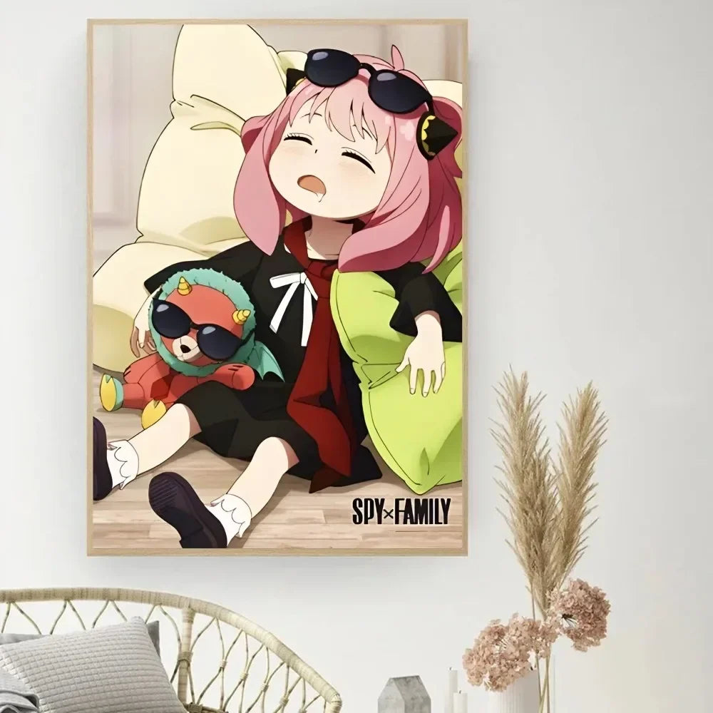 Classic Retro Wall Art, Anime 