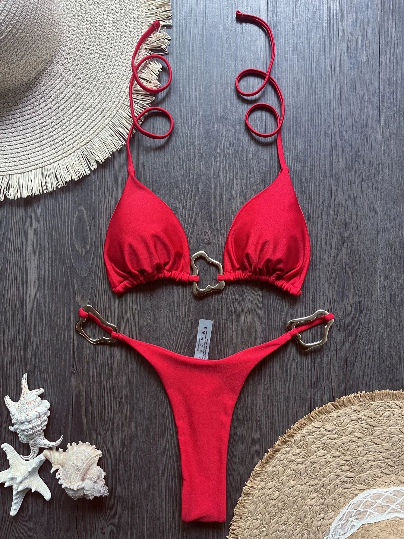 Sexy Halter Micro Bikini 2026 Women Swimsuit Solid Swimwear Thong Bikinis Set Brazilian Beach Wear Bathing Suit Biquini Female