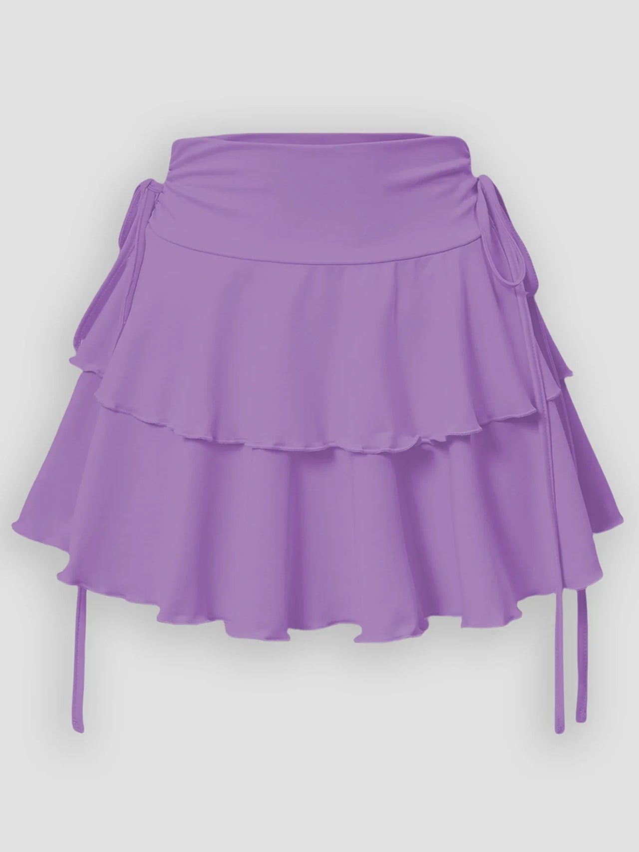 New Solid Color Skirt Women Summer Fashion Outdoor Versatile High Waist Slim Fit Elastic Waist Short Skirt Goods In Stock