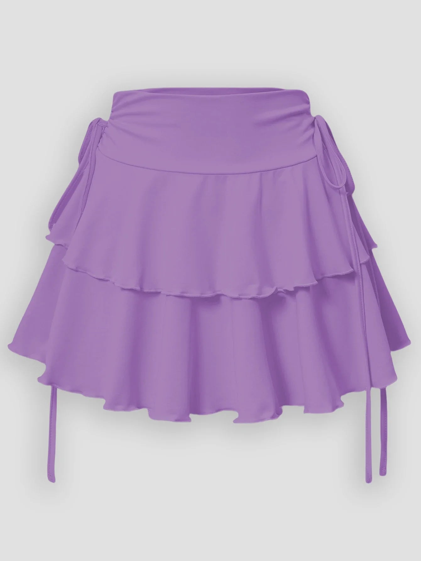 New Solid Color Skirt Women Summer Fashion Outdoor Versatile High Waist Slim Fit Elastic Waist Short Skirt Goods In Stock
