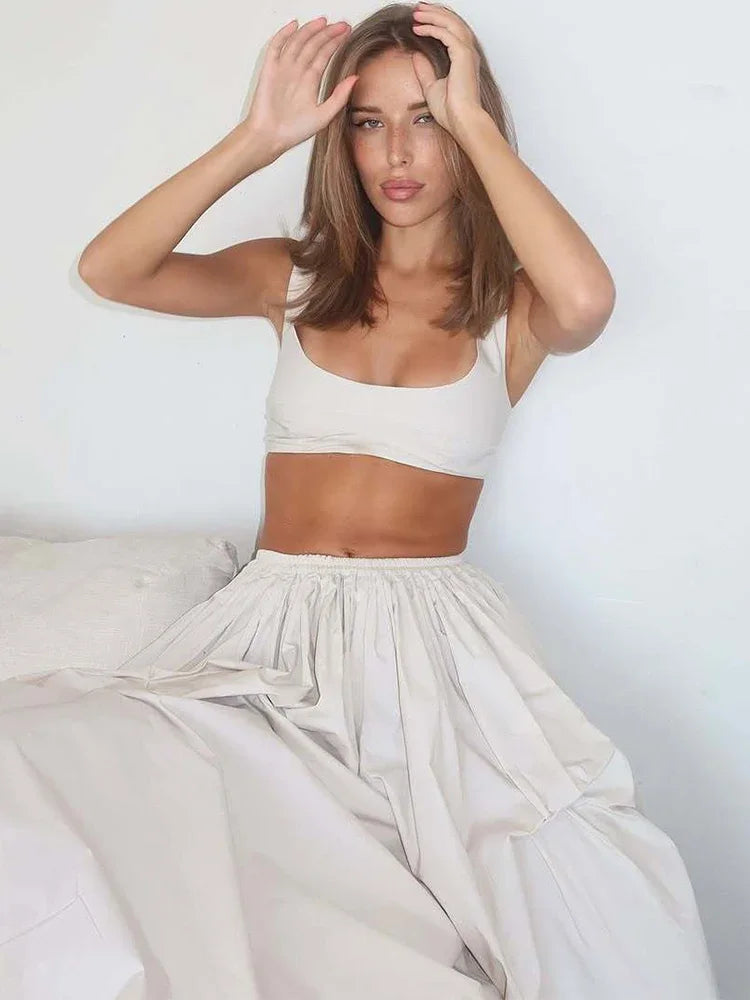 Drop Waist Lantern Pant 3 Pieces Suit Women Stripe Bikini Long Sleeve Lapel Shirt Pants Sets 2026 Female Casual Street Outfit