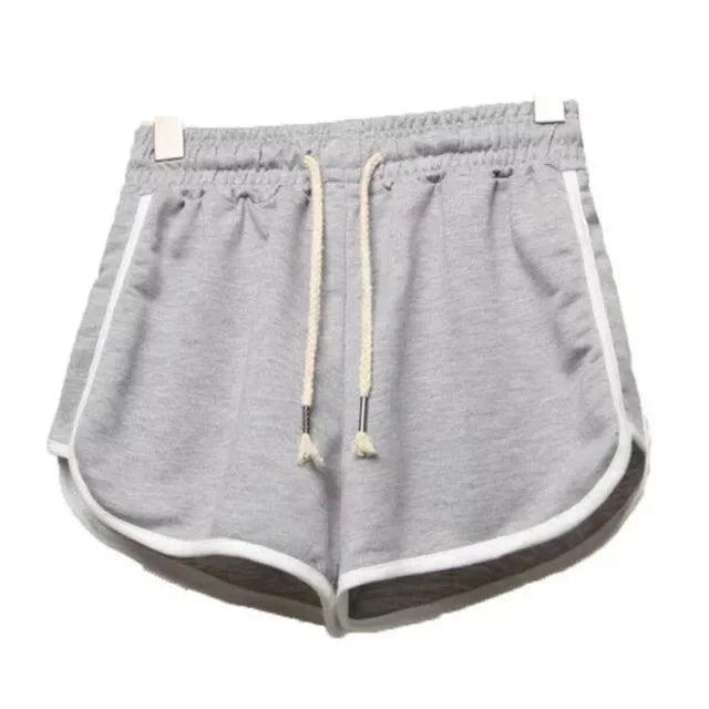 Women Striped Casual Shorts Korean Harajuku Loose All Match Sports Shorts Summer Fashion Simple Yoga Thin Mini Shorts Female