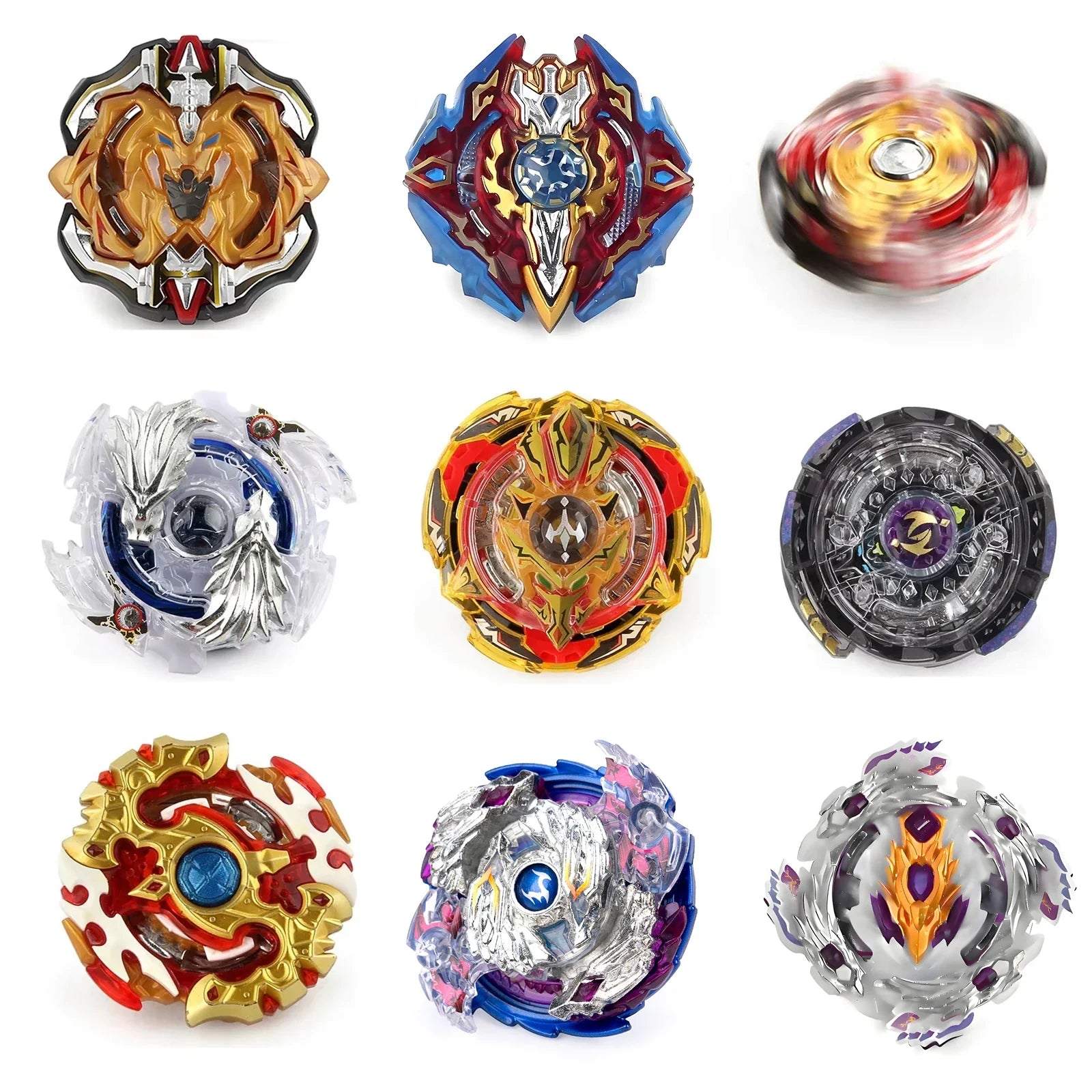 2025 New Burst Battle Gyro Classic Styles Gyroscope Spinning Top B66 B97 B100 B102 B103 Assemble Gyroscope Battling Top Toys