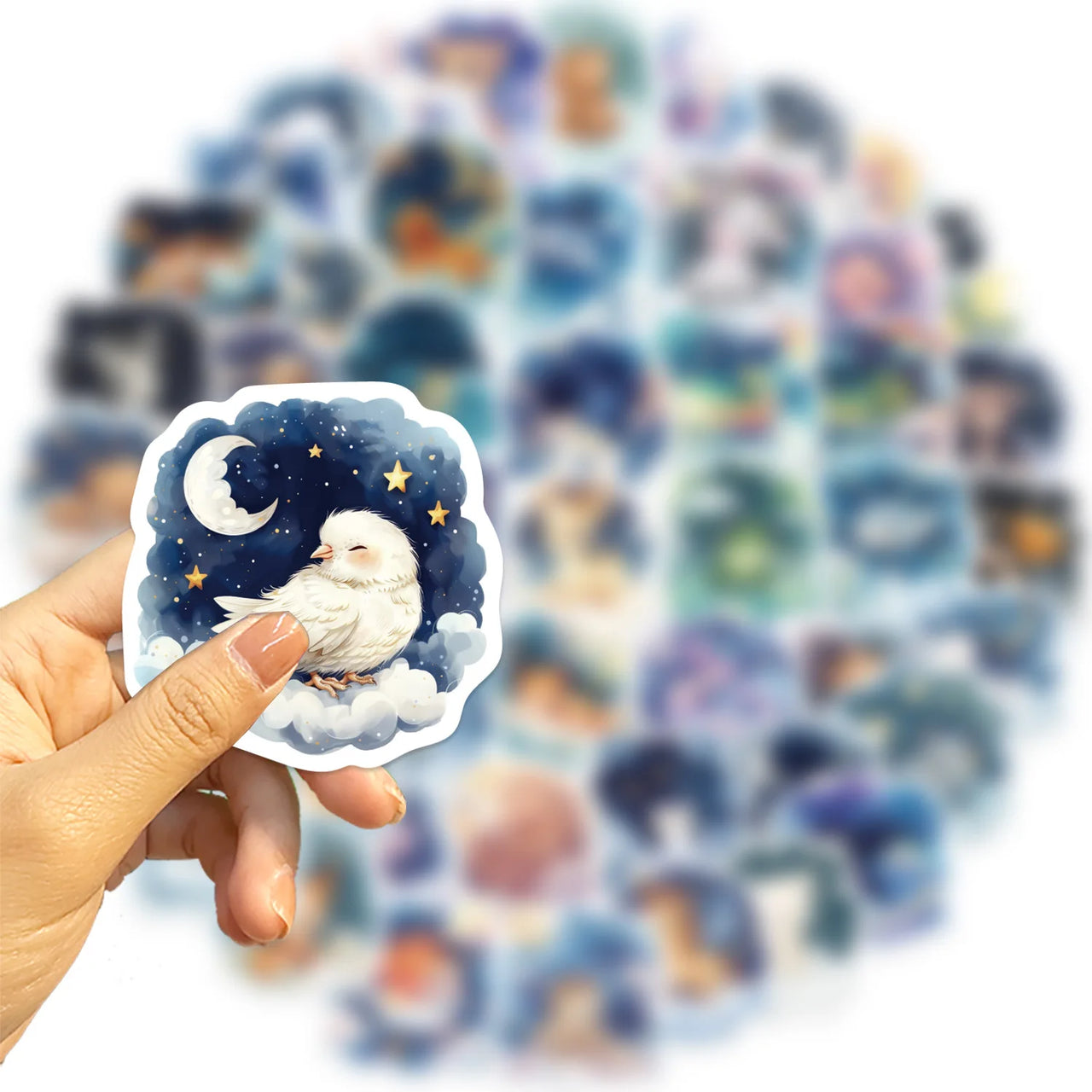 50/100PCS Cartoon Animal Fantasy Graffiti Stickers Decorative Guitar Notebook Luggage DIY Waterproof Stickers