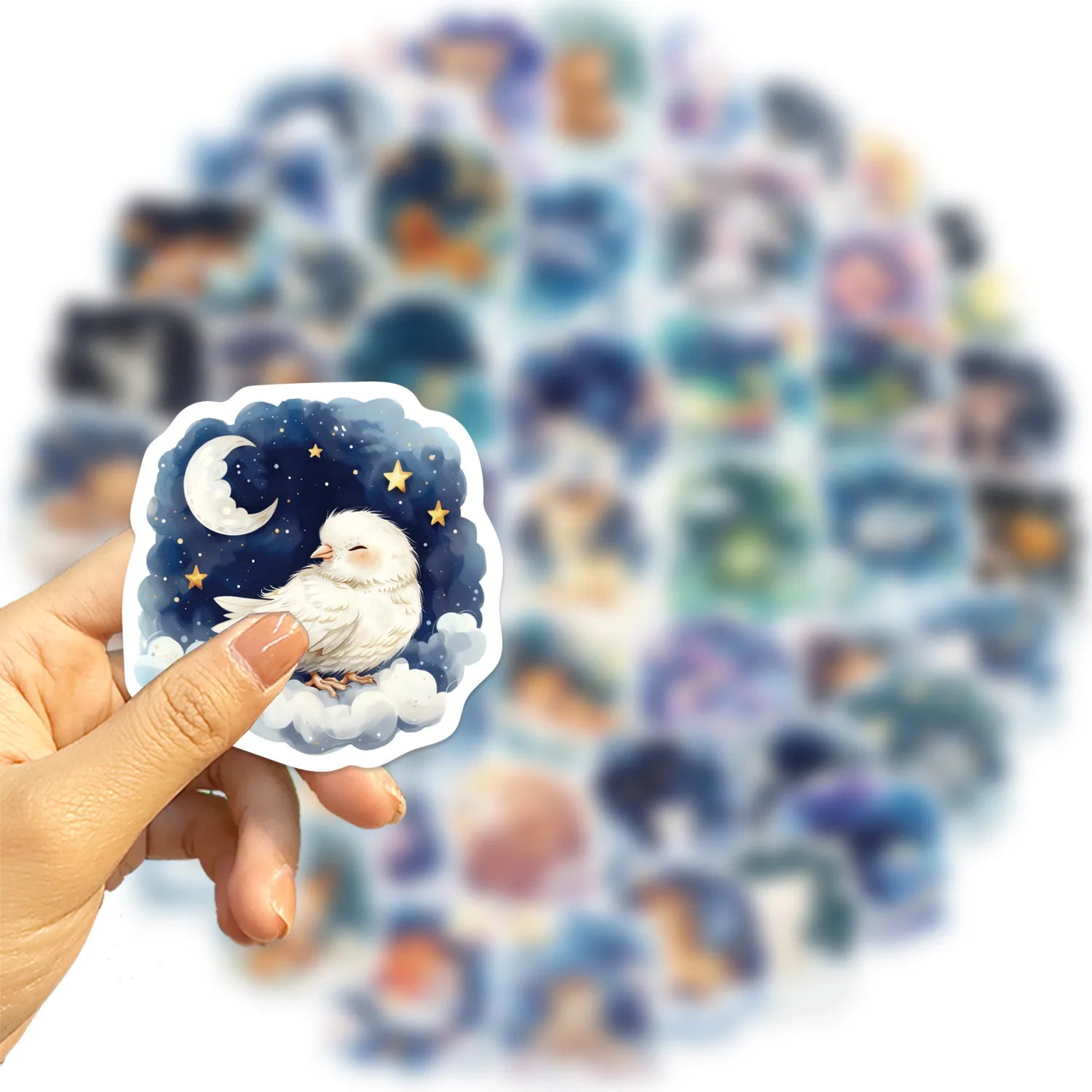50/100PCS Cartoon Animal Fantasy Graffiti Stickers Decorative Guitar Notebook Luggage DIY Waterproof Stickers