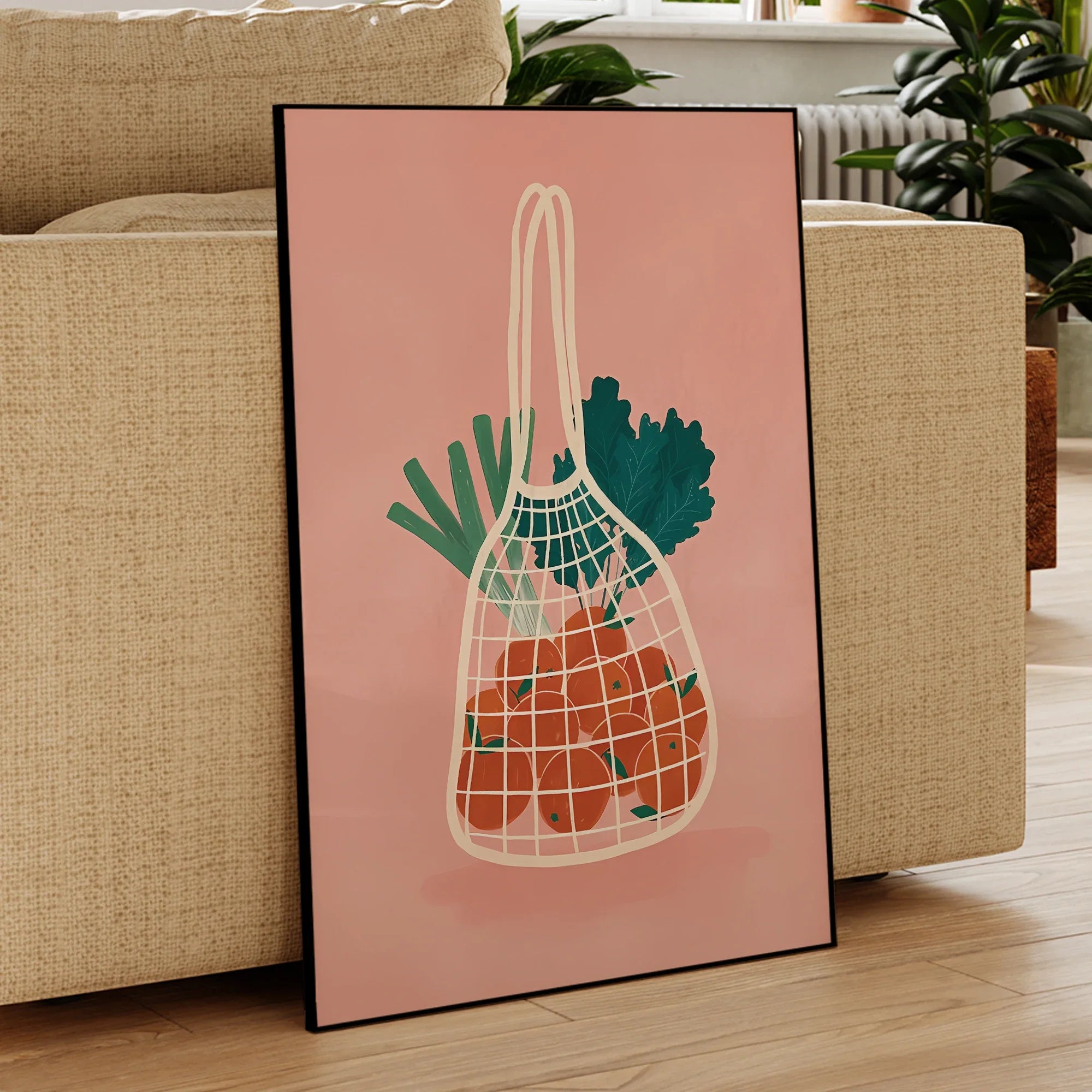 Modern Fruits And Vegetables Wall Art Printmaking Canvas Painting Poster Picture Living Room Bedroom Waterproof Home Decoration