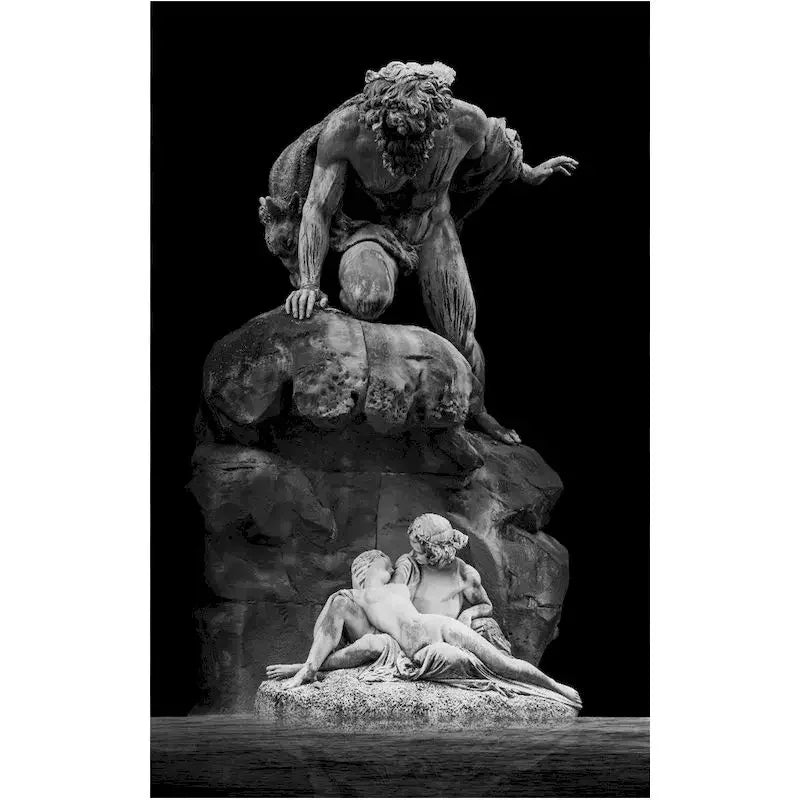 Nordic Simple Wall Art Black Ancient Greek Gods Sculpture David Statue Canvas Print Poster Home Living Room Bedroom Decoration