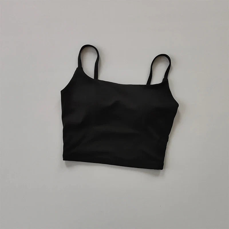 High-end Sports Bra Gym Camisole Fixed Pad Push-up Sports Underwear Women's Strapless Beauty Back Training Fitness Bra Yoga Bra