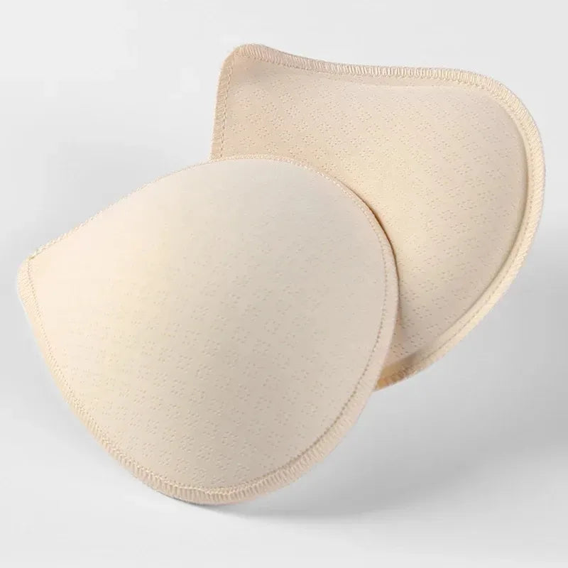 Sponge Padded Bra Thick Push Up Bra Pads Inserts Women Underwear Breast Lift Breathable Bra Pad Lining Swimsuit Insert