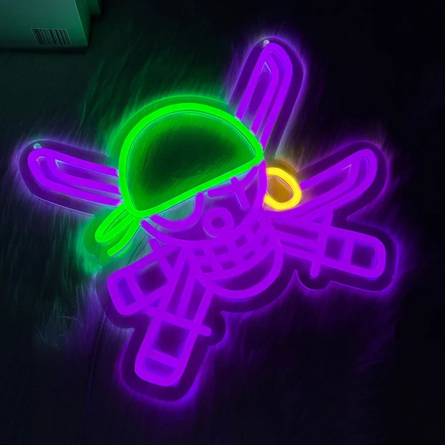 Skeleton Led Neon Sign, Knife Icon Hand-Made, Usb Powered, Used For Artistic Decor Lights In Clubs, Game Rooms And Bedrooms.