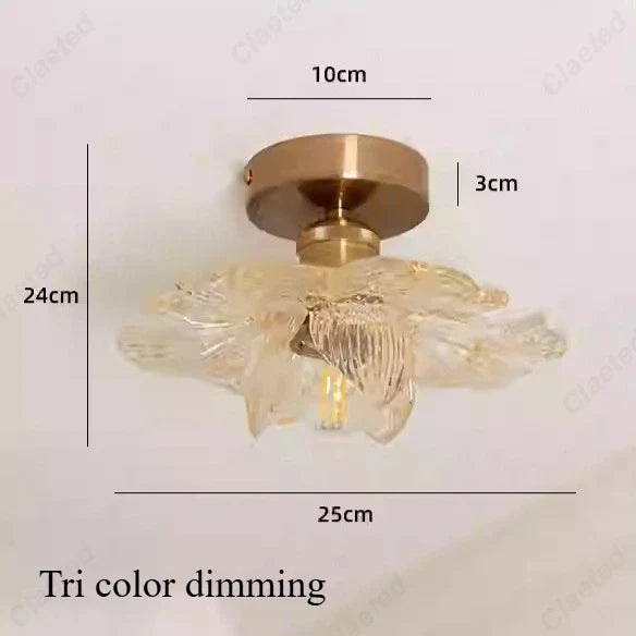 Modern Minimalist LED Flower Petal Ceiling Lamp Living Room Corridor Balcony Decorative Lighting E27