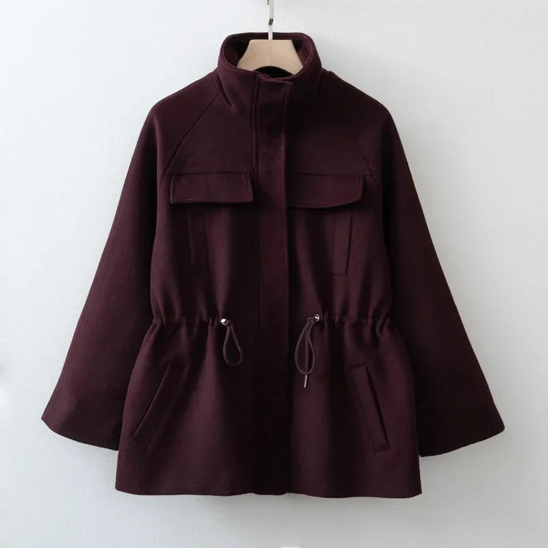 Women Fashion Woolen Jacket