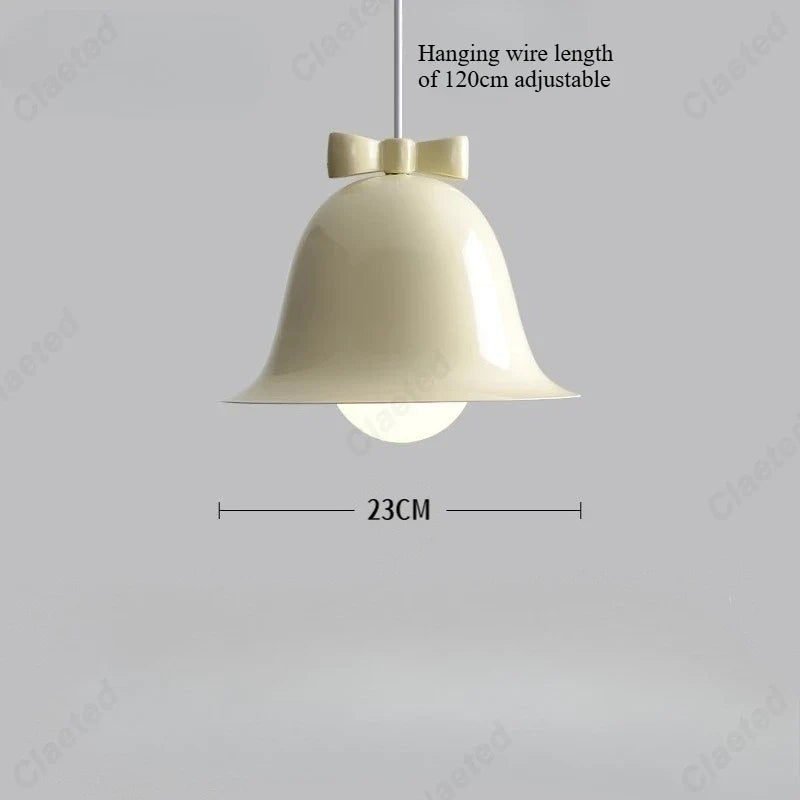 European Modern Simple LED Bell Chandelier Living Room Dining Room Bar Bedroom Bedside Decorative Lighting