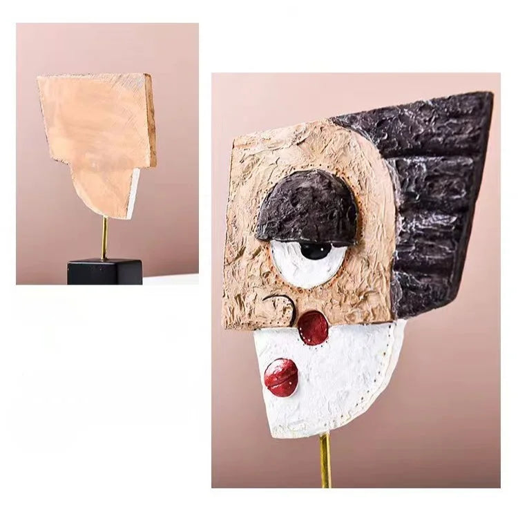 Abstract Figurative Artistic Decorative Piece Creative Style for Living Room TV Cabinet Or Bar High-End Decoration