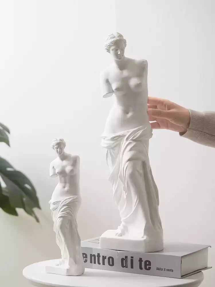 Figurine de la mythologie grecque en résine, Statue de Venus de Milo, Sculpture d'Afrodite, Figurine de déesse, décoration arti