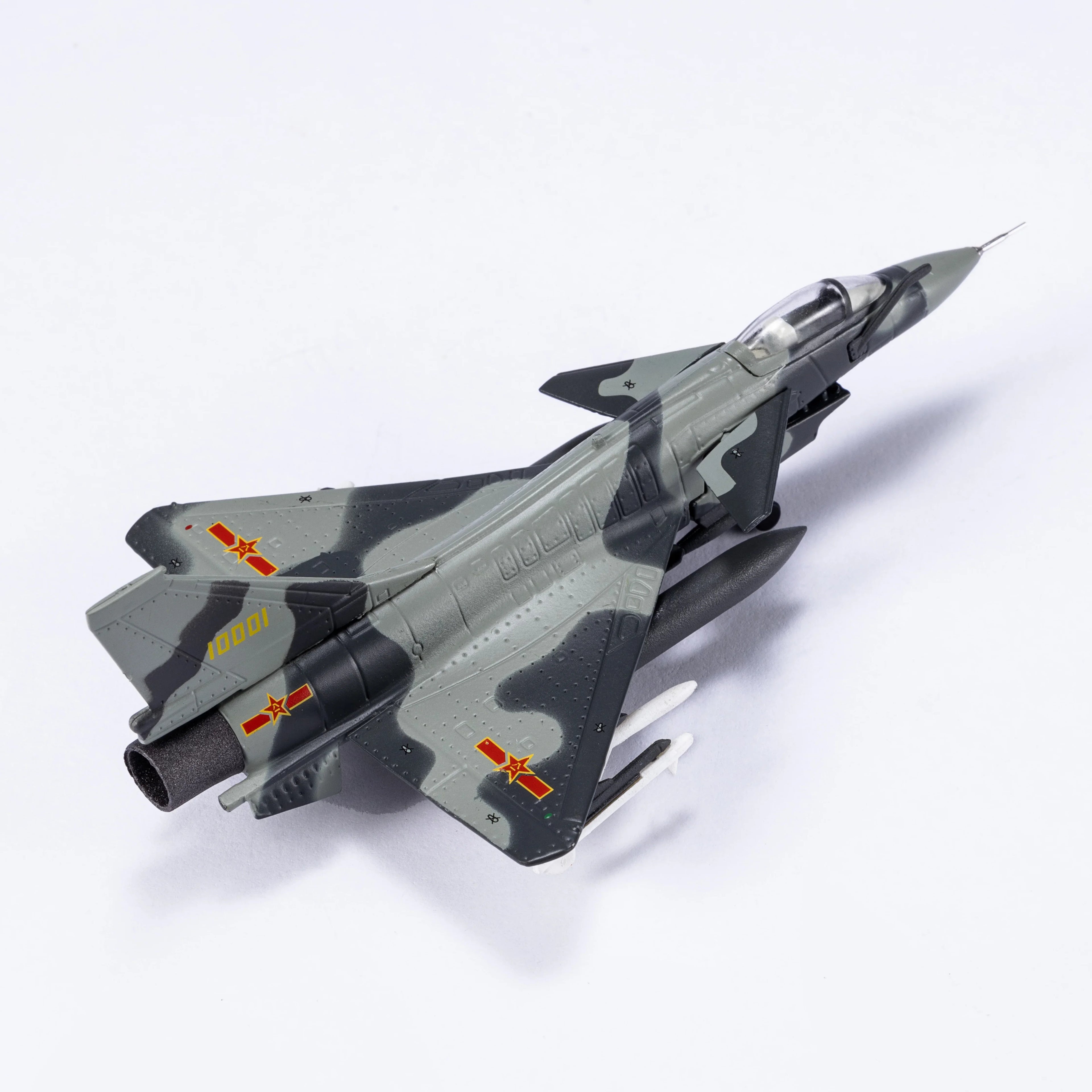 J10 1/144 Scale Metal Model airplane (including base) Scale model Home placement, collection and decoration  Creative gift