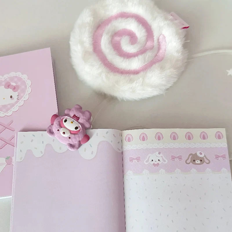 Cute Pink Fish Board Plush Coaster for Girl's Heart Shooting Prop Thick Insulated Coaster Home Decoration Gifts
