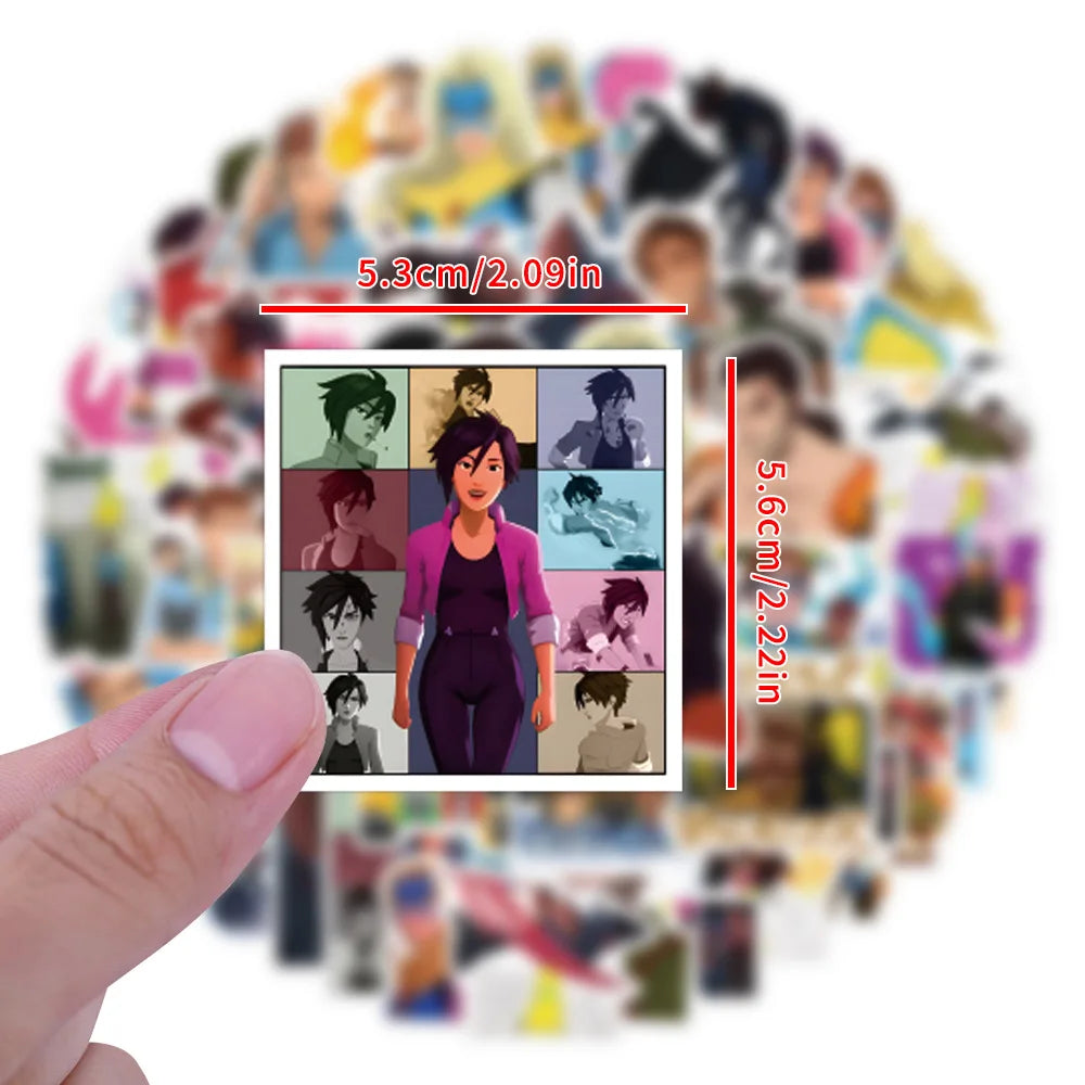 57/114PCS Workplace Comedy Game Super British Dispatch Center Graffiti Sticker Suitcase Water Cup Stationery Sticker