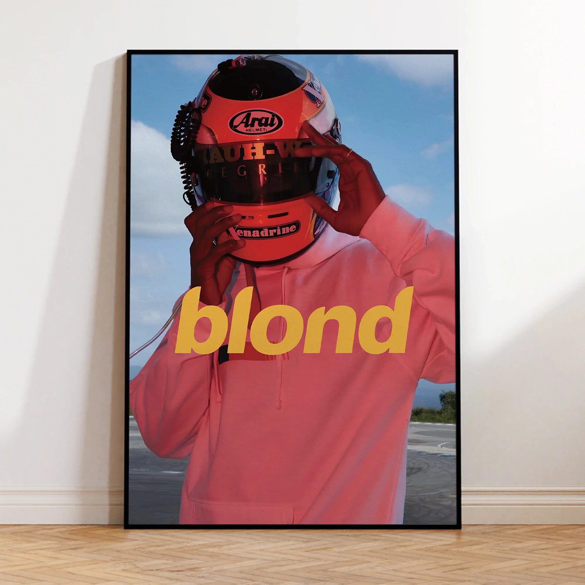 Modern Racing Blond Frank Ocean Cars Rap Hypebeast Fashion Wall Art Canvas Painting Posters For Living Room Home Decor