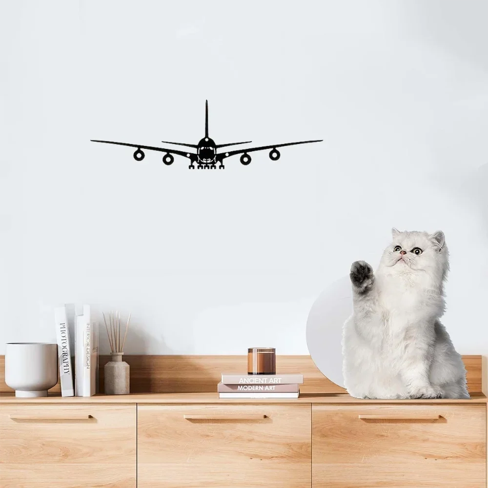 One Piece of Metal Wall Art – Boeing Aircraft Design – 15.75 X 4.72 Inches – Ideal for Scene Decoration and Stylish Metal Accent