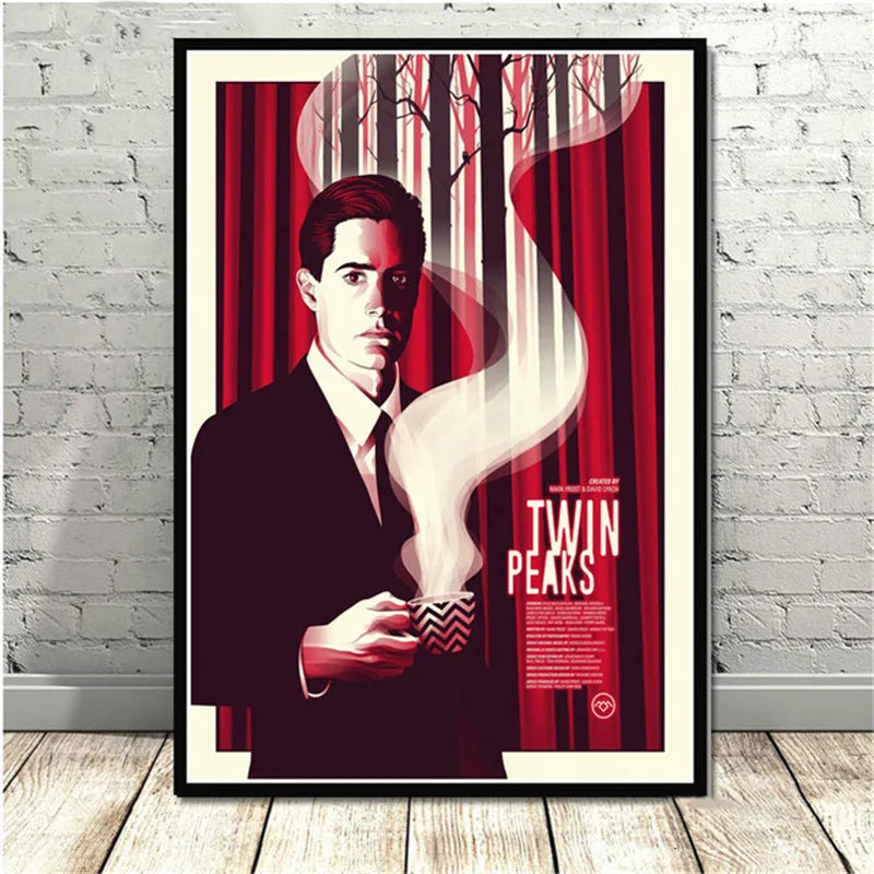 Twin Peaks TV Series Shows Classic Movie Anime Poster And Prints Canvas Painting Art Wall Pictures For Living Room Home Decor
