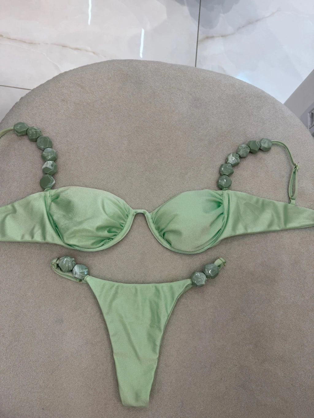 2026 Sexy Bikini Set High Waist Golden Printed Women Swimwear Push Up Bikinis Swimsuit Female Biquini Bathing Suit
