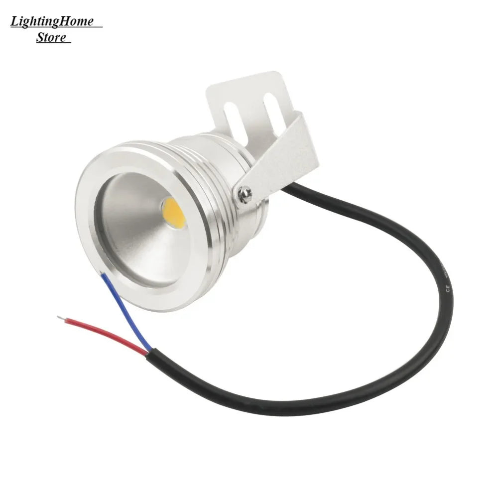 1 Pc white color Case 10W  LED Flood Wash Pool rainproof Light Spot Lamp 12V Outdoor Christmas Gift Drop Shipping