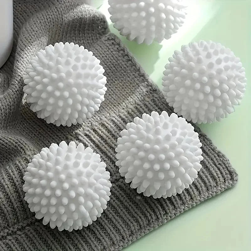 4/8/12Pcs Reusable Laundry Balls Gentle Cleaning Removes Dirt Hair Softens Clothes Prevents Tangling Durable PVC Mixed Colors