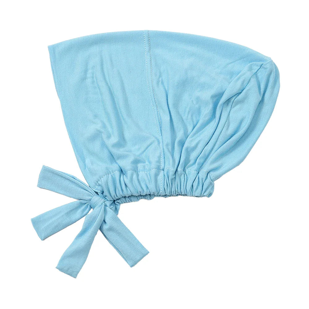 Adjustable Inner Caps Solid Color Elastic Cap Modal Hijab Muslim Bonnet Underscarf Women Fashion Accessories