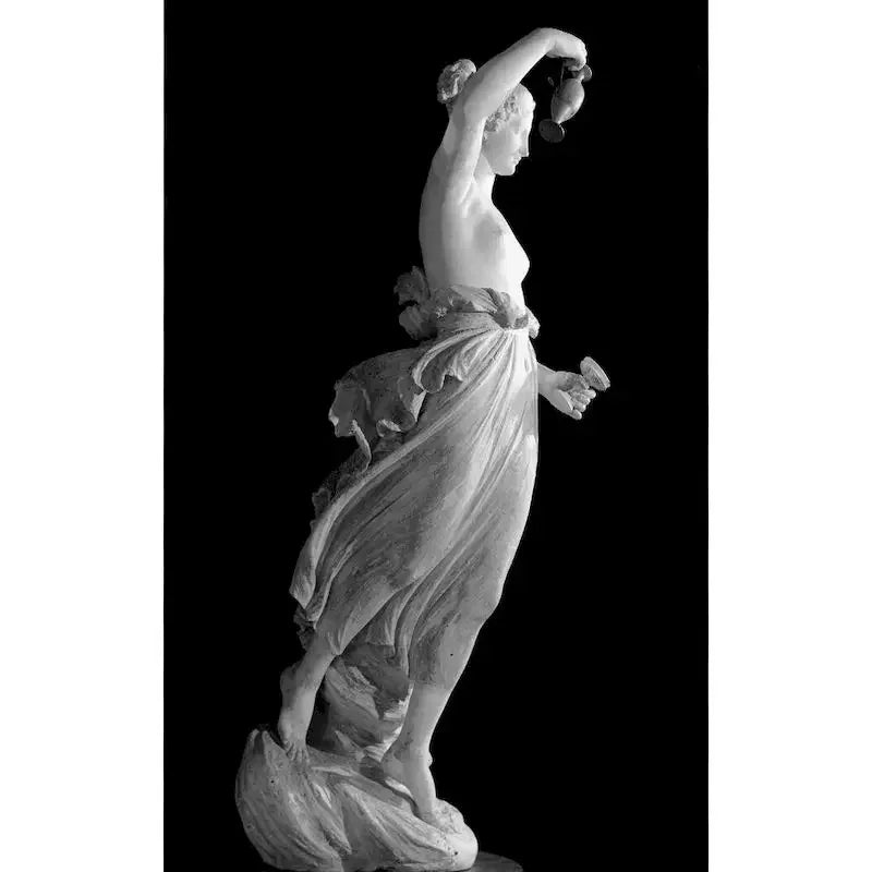 Nordic Simple Wall Art Black Ancient Greek Gods Sculpture David Statue Canvas Print Poster Home Living Room Bedroom Decoration