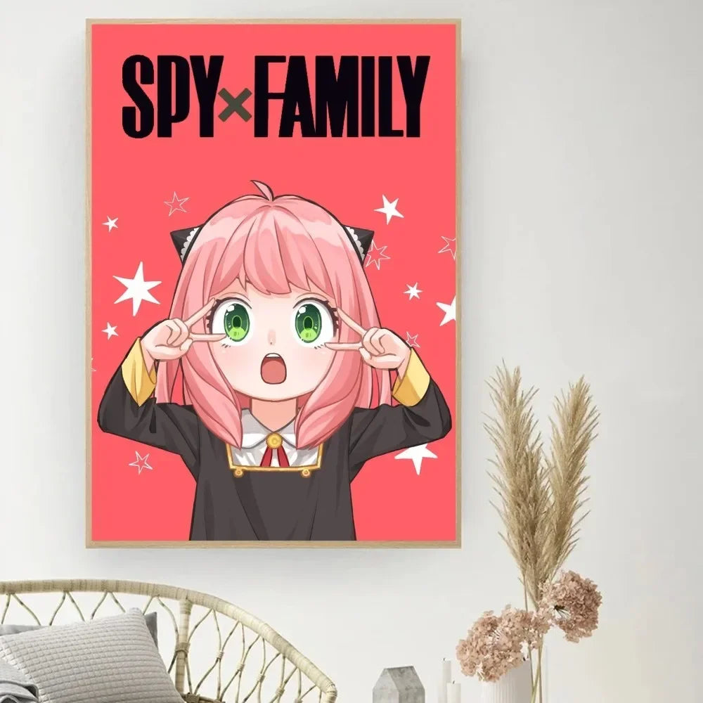 Classic Retro Wall Art, Anime 