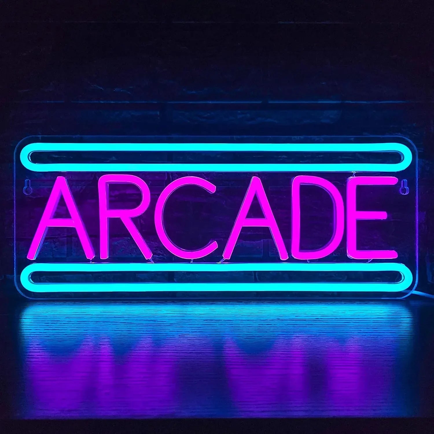 Arcade LED Neon Signs Arcade Neon Light Wall Decor for Game Room Business Game Room Birthday Party Gift for Kid USB Powered