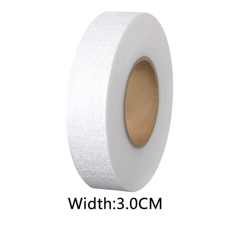 65Yard Fabric Fusing Tape Adhesive Iron on Hem Tape Double-side Interlining For Pants Curtains Clothes Pillow Case DIY Sewing