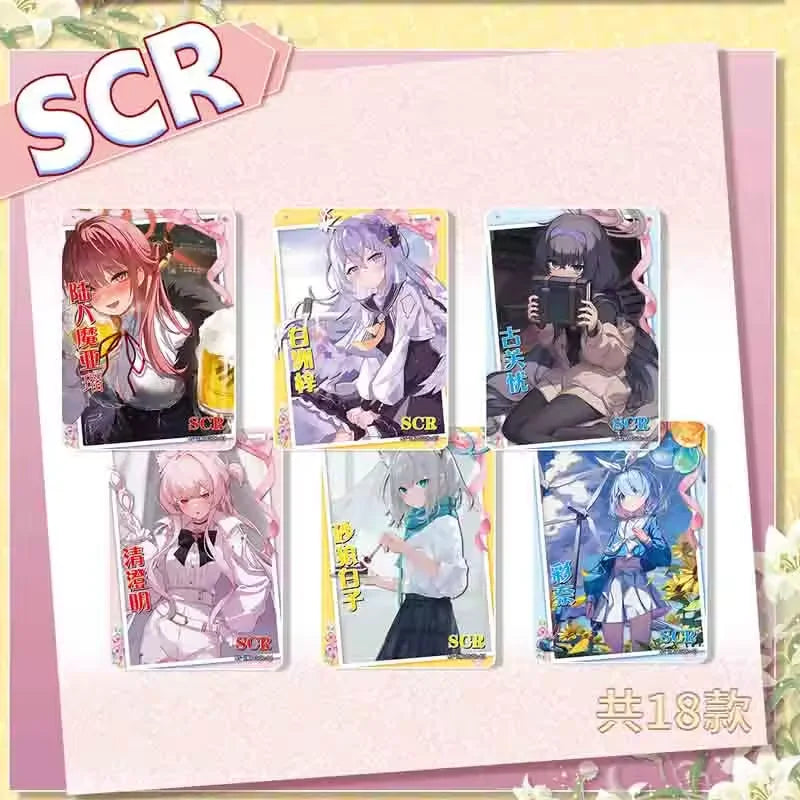Goddess Story Anime Waifu Trading Cards Box Set–Rare SSR/SR Genshin Impact Character Cards Ideal Gift for Anime Fans & Hobbyists