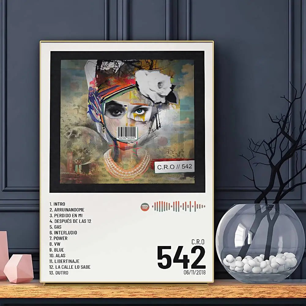 Singer C.R.O Poster HD Art Sticky Wall Waterproof Home Living Room Bar Decoration
