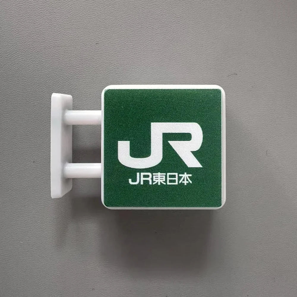 Japan Subway Light Sign 3d Fridge Magnets Luminous Refrigerator Sticker Osaka Kyoto Magnetic Jr Travel Souvenir Magnetic Sticker