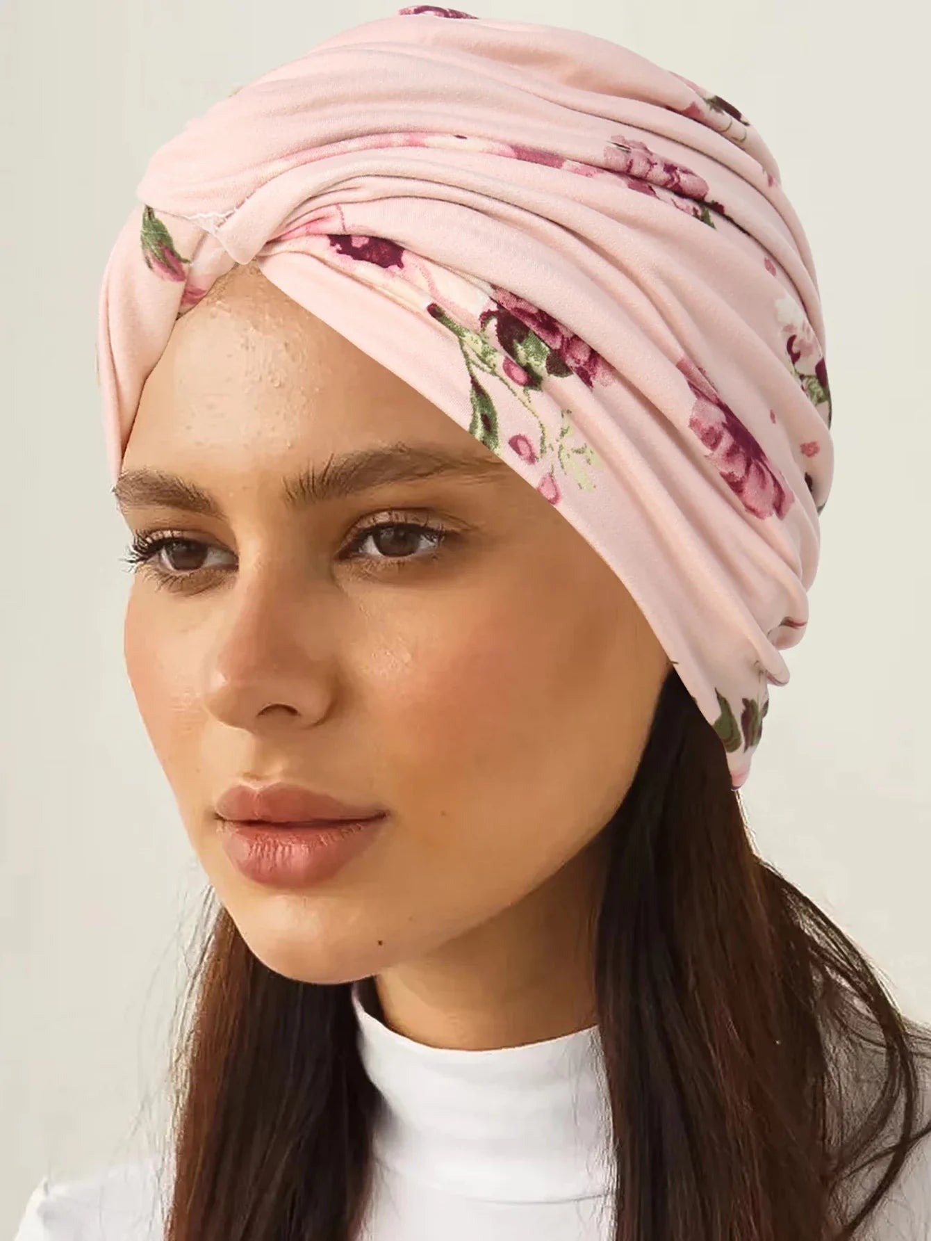 2024 New Leopard Print Women Hijabs Turban Hats Head Wraps Soft Elastic Hijab Hats Breathable Chemo Cap For Ladies Girls