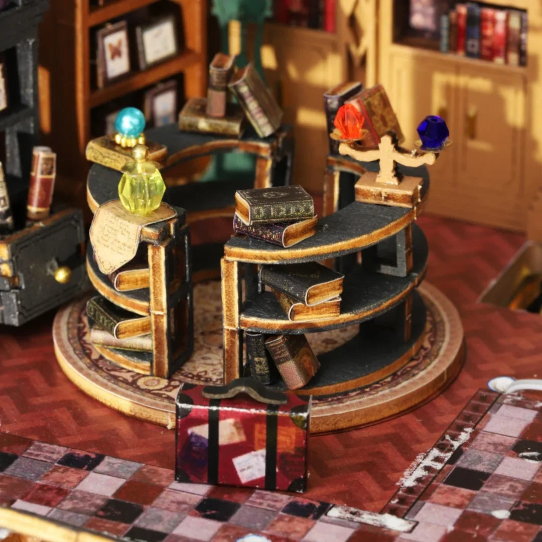 New DIY TWILIGHT BOOK CITY Miniature Kit - Handmade 3D Book Nook Model, Creative Christmas & Black Friday Gift Idea