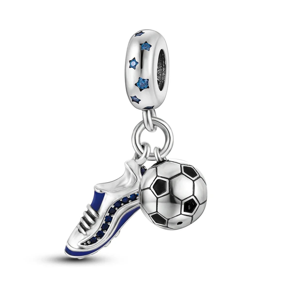 Fit Original Bracelet 925 Silver Ballet Girl Red High Heels Charms Pendants For Women Jewelry Making Gift