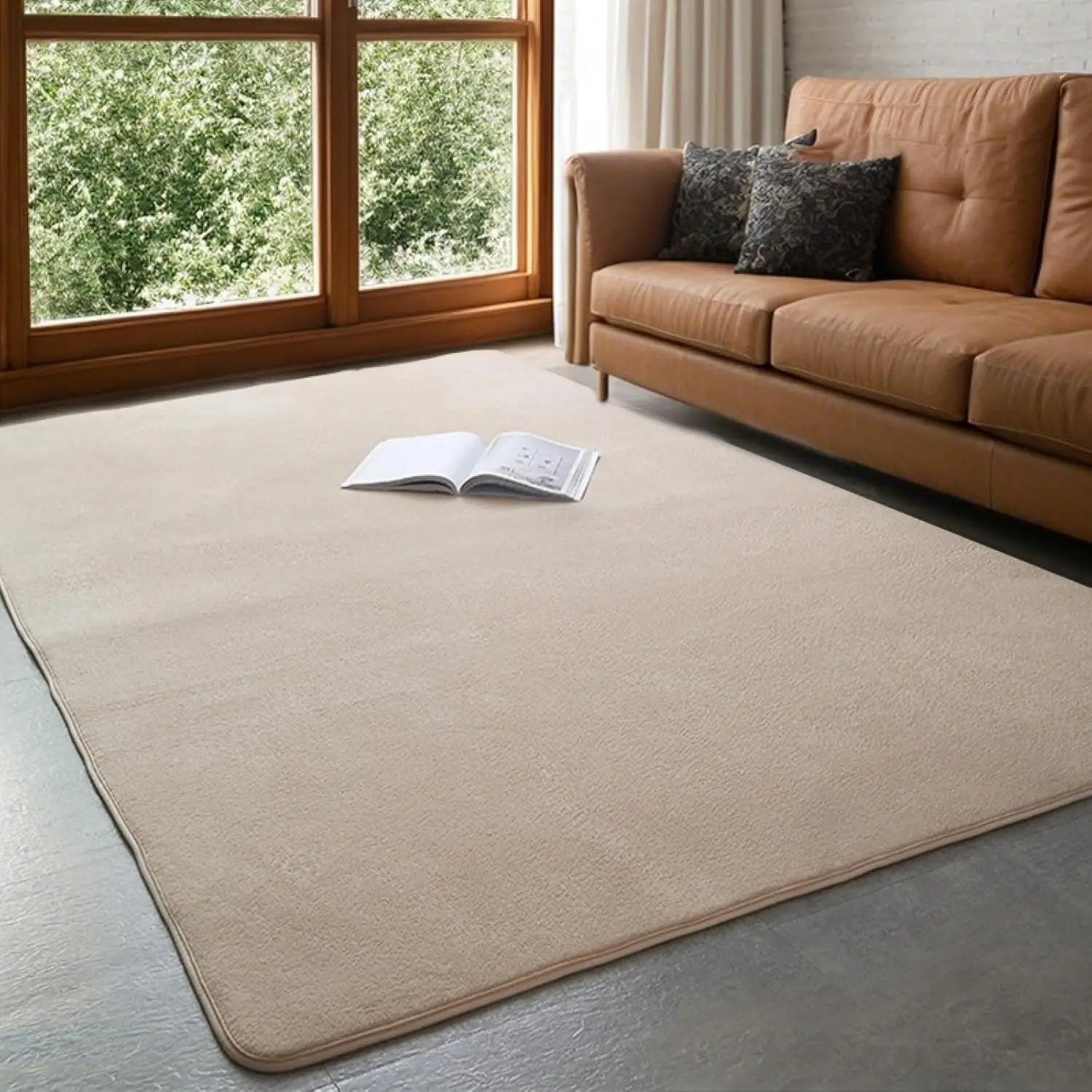 VIKAMA Coral rugs, non-slip low ammunition bedroom living room floor heating in children's room dorm, home decor, electric hot carpet