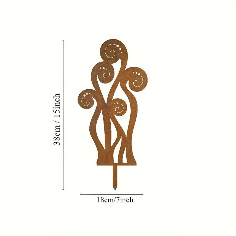 Beautiful 1PC Wrought Iron Metal Outdoor Garden Decor Unleashing Endless Creativity To Transform Your Courtyard with Charm