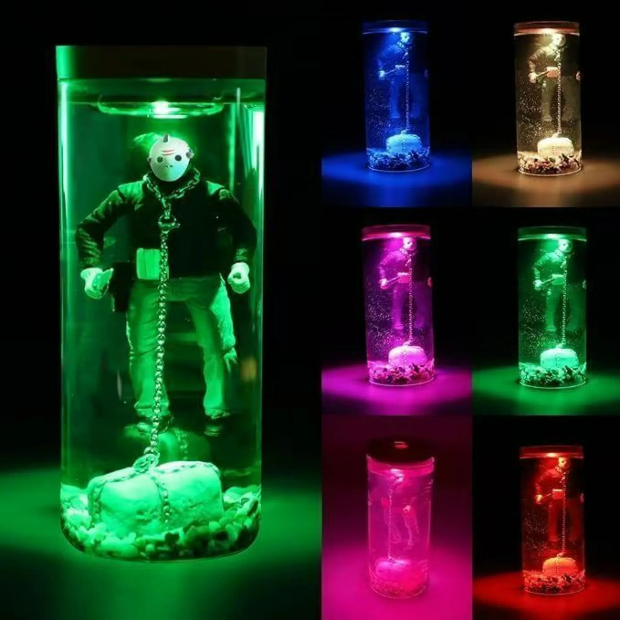 Alien Resin Figurine Lamp Stand Bedroom Decorative Extraterrestrial Life Form Lighting Home Decoration