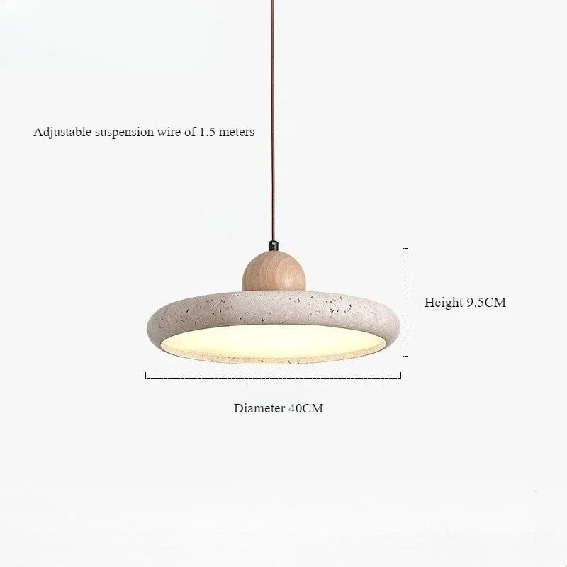Creative New Yellow Cave Stone LED Chandelier Restaurant Bar Coffee Shop Living Room Corridor Bedroom Decorative Lighting