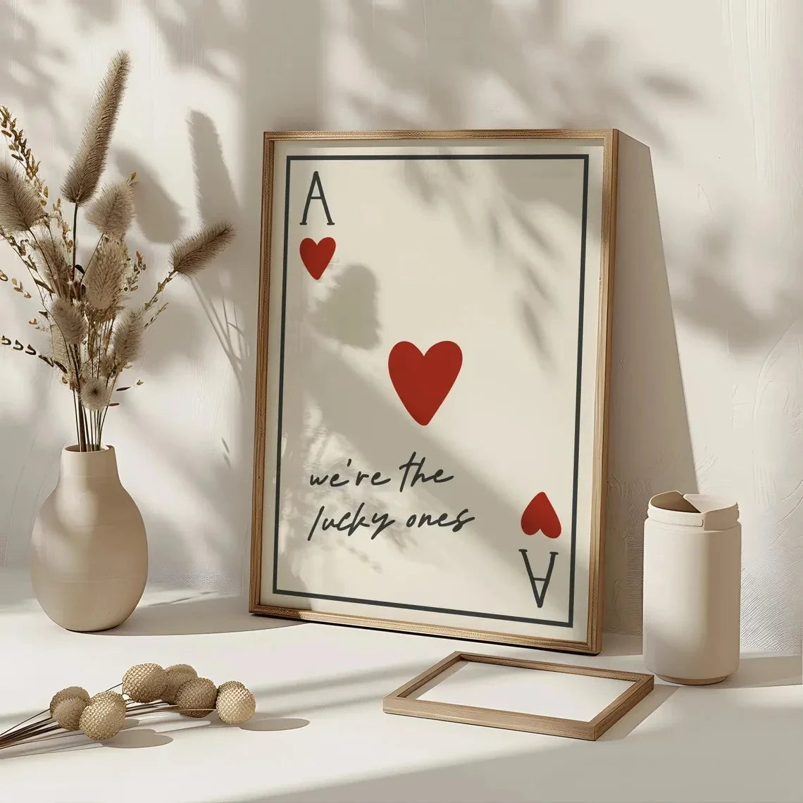 Personalized Poker Square Ace Wall Art Prints Canvas Painting Poster Picture For Living Bed Room Home Decor