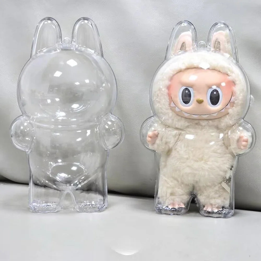 Transparent Protective Case for SkullPanda Guangweaving Garden V2 SP Doll Portable Organizer Box Storage Case