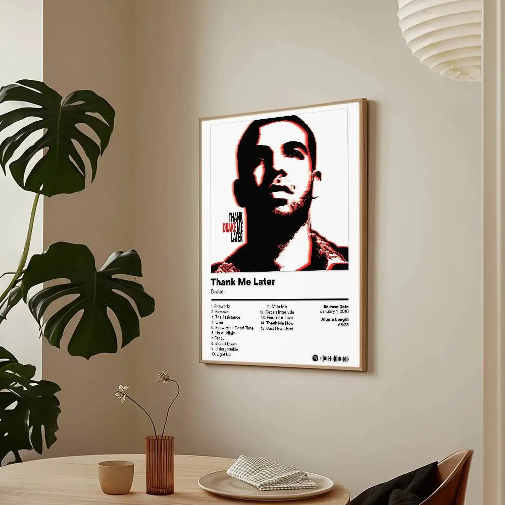 Singer Drake Some Sexy Songs 4 U Hot Album Poster HD Art Sticky Wall Waterproof Home Living Room Bar Decoration