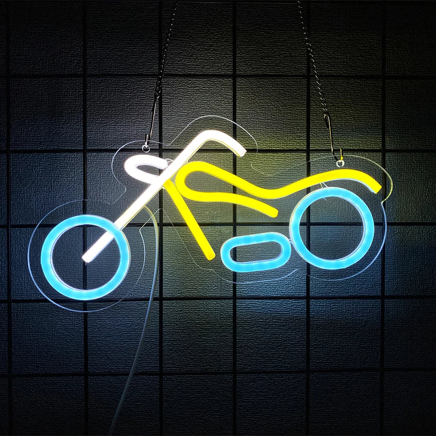 Car Series Neon Signs, Motorcycle And Car Luminous Icons, Usb Powered, Used For Room, Bar, Club, Game Room, Man Cave Decor.