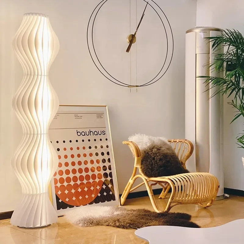 Modern Nordic Grass Skirts LED Floor Lamps Living Room Bedroom Lighting Decor Lustre Floor Lights Indoor Bedside Lights Fixture