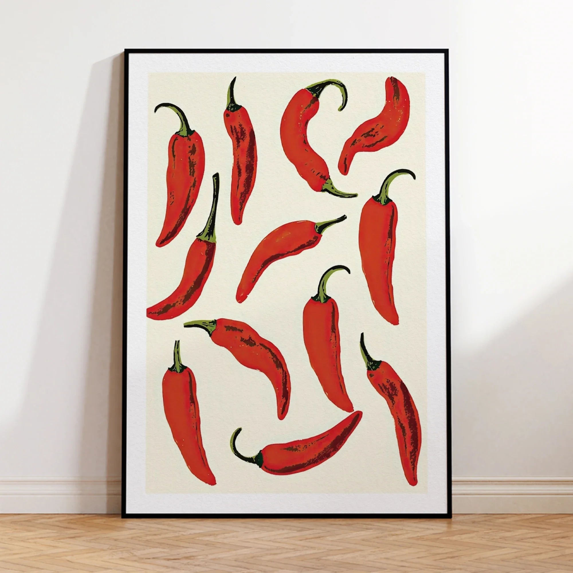 Fiery Pepper Wall Art Prints Canvas Painting Poster Picture For  Living Kitchen Dining Room Home Decor